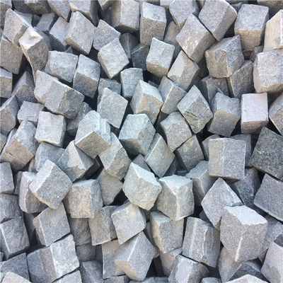 China China Granite Dark Grey G654 Granite Cube Paving Stone 6 Surface Natural in size 9x9x9cm supplier
