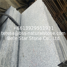 China China Granite Dark Grey G654 Granite Stairs/Steps Flamed Surface supplier
