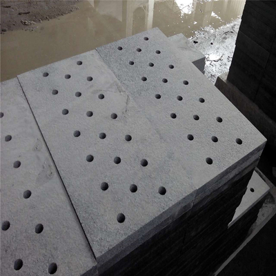 China China Granite Dark Grey G654 Granite Gutter Stone Drainage Paver Round Holes or Strip Hole supplier