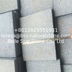 China China Granite Dark Grey G654 Granite Tiles Paving Stone Bush Hammered Surface 20x20x3cm supplier