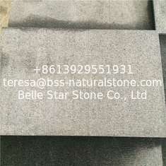 China China Granite Dark Grey G654 Granite Combed Floor Tile Paving Stone Axed Chopped 60x30x3cm supplier