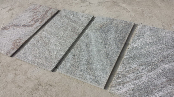 China Green Quartzite Tiles Natural Stone Wall Tiles Quartzite Pavers Quartzite Paving Stone supplier