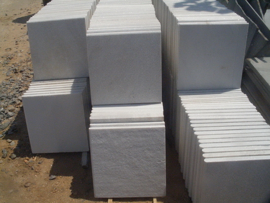 China White Quartzite Pool Coping Stone White Quartzite Tiles &amp; Slabs supplier