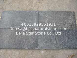 China Black Quartzite Pavers Natural Quartzite Patio Stones Natural Stone Flooring supplier