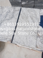 China Green Quartzite Patio Stone Flamed Surface Shining Natural Stone Floor Tiles Wall Tiles supplier