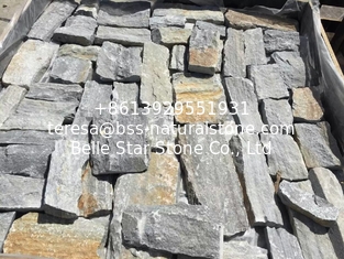 China Blue Quartzite Loose Ledge Stone Natural Stone Veneer Loose Strips Wall Cladding supplier
