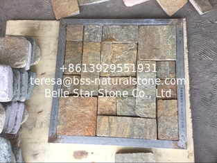 China Rustic Quartzite Wall Cladding Natural Quartzite Wall Tiles Natural Stone Retaining Wall supplier