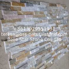 China Oyster Split Face Slate Stone Cladding Natural Ledgestone Oyster Thin Stone Veneer for Wall Decor supplier