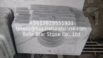 China Guangxi White Marble Vanity Top,China Carrara White Marble Bathroom Vanity Top,White Marble Kitchen Top supplier