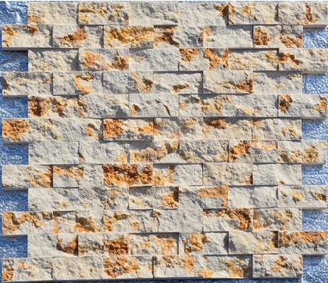 China Golden Yellow Marble Mosaic,Natural Marble Wall Mosaic,Marble Stone Mosaic,Yellow Mosaic Wall Tiles supplier