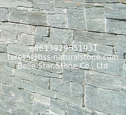 China Green Slate Stone Cladding Backed Cement,Zclad Stacked Stone,Outdoor Wall Panels,Landscaping Stone Veneer supplier