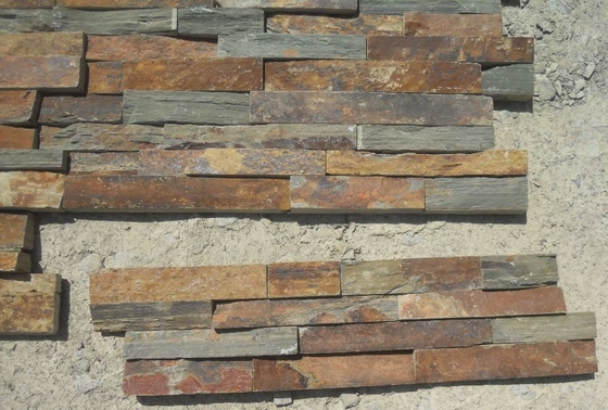 China China Multicolor Slate Zclad Stone Panels,Rusty Slate Stone Cladding,Multicolour Slate Stacked Stone,Real Culture Stone supplier