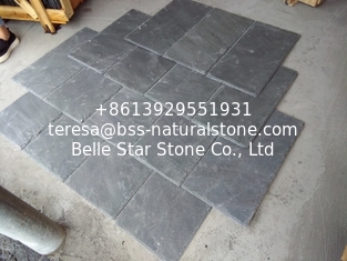 China Chinese Grey Roofing Slate,Natural Roof Slate Tiles,Split Face Slate Roof Tiles,Gray Slate Roofing supplier