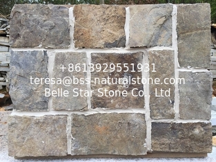 China Rusty Sandstone Wall Cladding,Natural Sandstone Wall Tiles,Rust Stacked Stone,Sandstone Retaining Wall Stone supplier