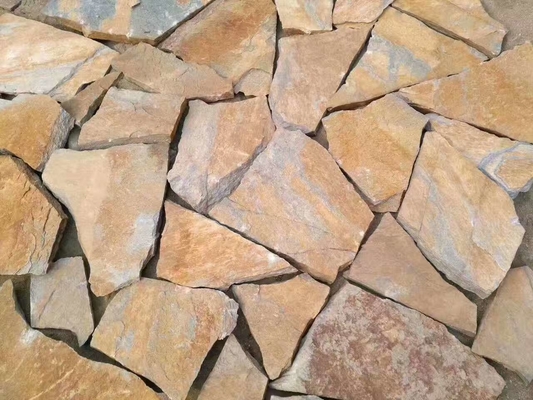 China Rustic Quartzite Random Flagstone,Irregular Flagstones,Crazy Stone,Random Stone Wall supplier