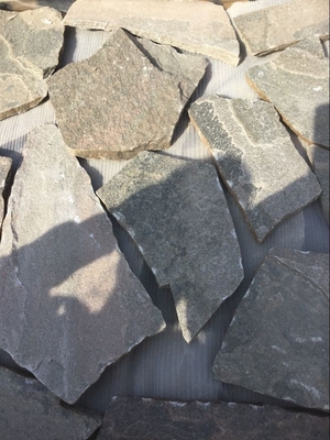 China Pink Quartzite Random Flagstone,Irregular Flagstone Wall Cladding,Crazy Random Stone,Flagstone Walkway supplier