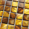 Handmade Beautiful Sea shell Mosaic Freshwater Shell Mosaic Golden Bronze Color 20x20mm supplier