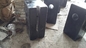 Guangxi Black Marble Car Packing Stone China Pure Black Marble Packing Barriers supplier