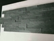 Black Slate Ledgestone Panel Slate Cultured Stacked Stone Veneer Stone Cladding 10x45cm supplier