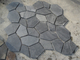 Black Slate Flagstone Walkway Pavers Patio Stones Flooring Flagstone Wall Landscaping Stones supplier
