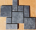 Black Slate Meshed Flagstone Natural Slate Patio Stones Slate Paving Stone Charcoal Slate Pavers supplier