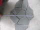 Grey Split Face Slate Flagstone Patio Natural Slate Meshed Flagstone Exterior Wall Stone supplier