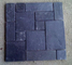 Riven Black Slate Flagstone Mosaic Natural Slate Paving Stone Exterior Slate Stone Flooring supplier