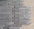 Natural Stone Mosaic Pattern Black Slate Mosaic Wall Tiles Black Mosaic Floor Tiles supplier