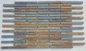 China Rusty Slate Stone Mosaic Tile Natural Mosaic Pattern Multicolor Slate Mosaic Wall Tiles supplier