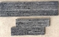 Black Slate Waterfall Shape Ledgestone,Charcoal Slate Retaining Wall Panel,Slate Culture Stone supplier