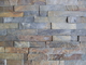 Rusty Split Face Slate Stone Panel,Multicolor Slate Culture Stone,Real Thin Stone Veneer for Wall supplier