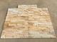 Yellow Wooden Sandstone Culture Stone,Sandstone Ledger Panels,Yellow Stone Cladding,Sandstone Veneer supplier