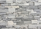 Cloudy Grey Quartzite Zclad Stacked Stone Backed Steel Wire,Silver Cloud Stone Cladding,Natural Culture Stone Panels supplier